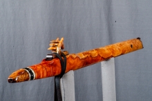 Redwood Burl Native American Flute, Minor, Mid G-4, #N2L (1)